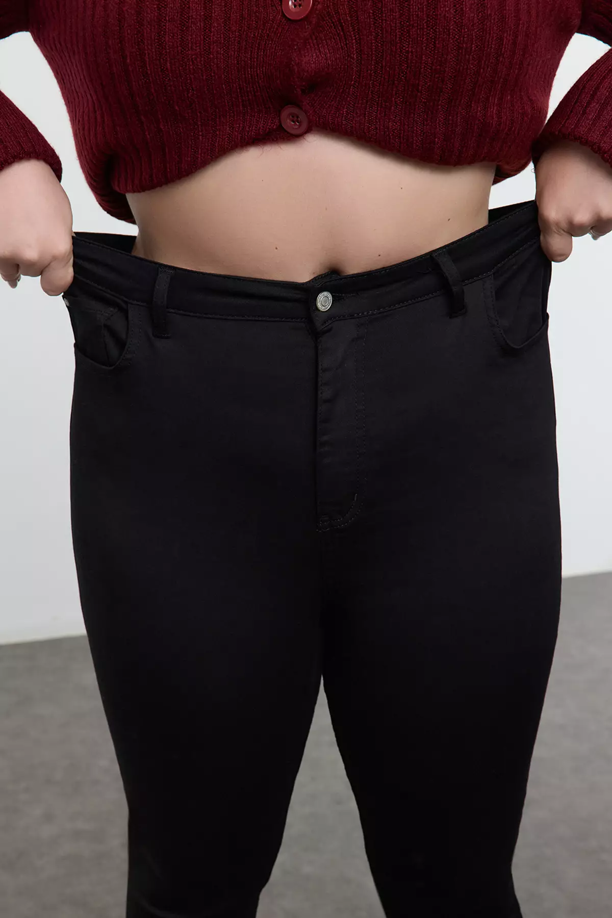 High Waist Flexible Skinny Jeans