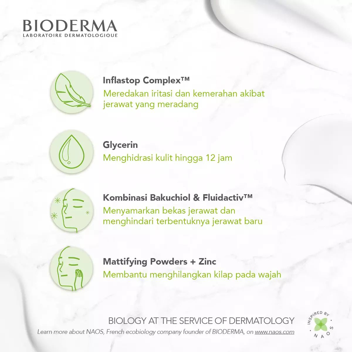 Bioderma Sebium Sensitive 30 ml - Soothing Acne Moisturizer / Pelembab untuk Menenangkan Kulit Berjerawat