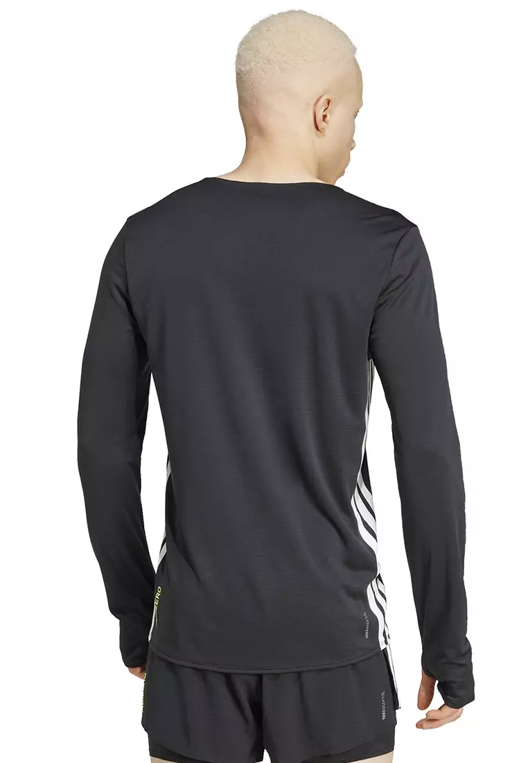 Running Adizero Running Long Sleeve Tee Men Black JD3638