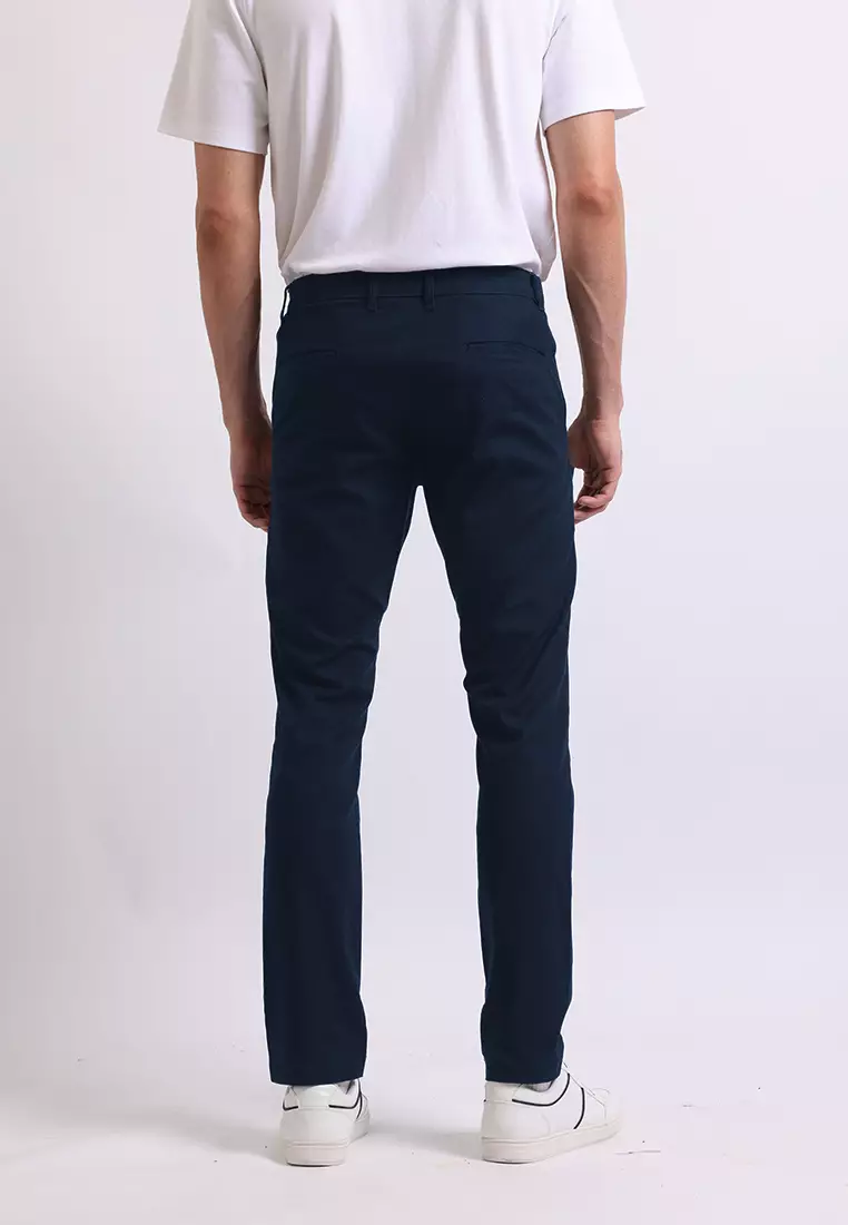 Manzone Celana Panjang Chinos Pria Amir 1 - Black Warna Black