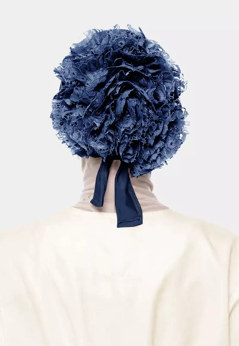 Ciput Hijab Brukat Inner Turkey Brocade - Deep Navy