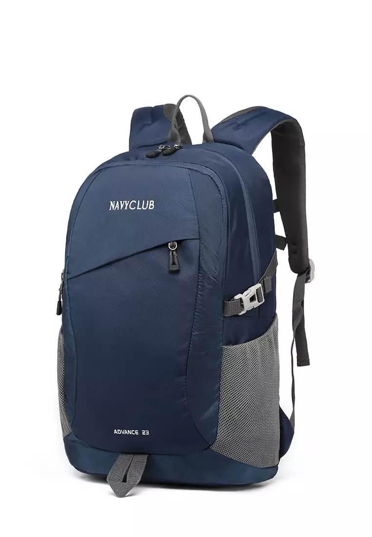 Navy Club New Arrival - Tas Ransel Kasual HFGF Backpack Up to 14 inch - Free Bag Cover