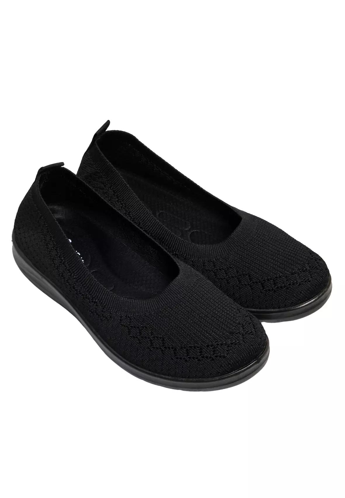 Dr. Kevin Sepatu Olahraga Sport Wanita Sneakers Flyknit Slip On 589-049