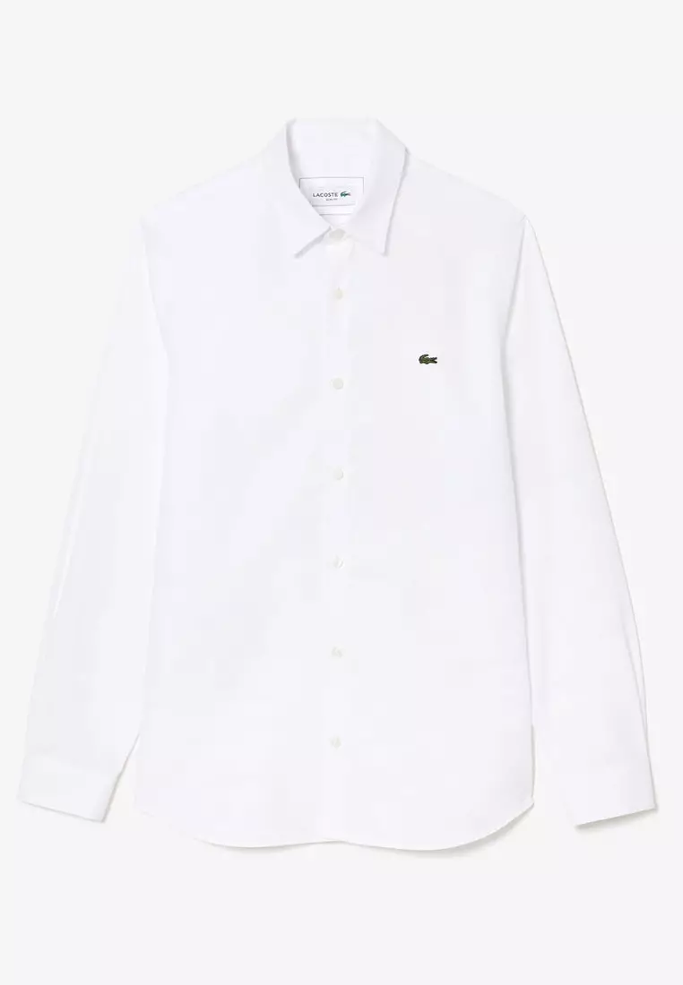 Buy Lacoste Slim Fit Stretch Poplin Shirt 2025 Online ZALORA