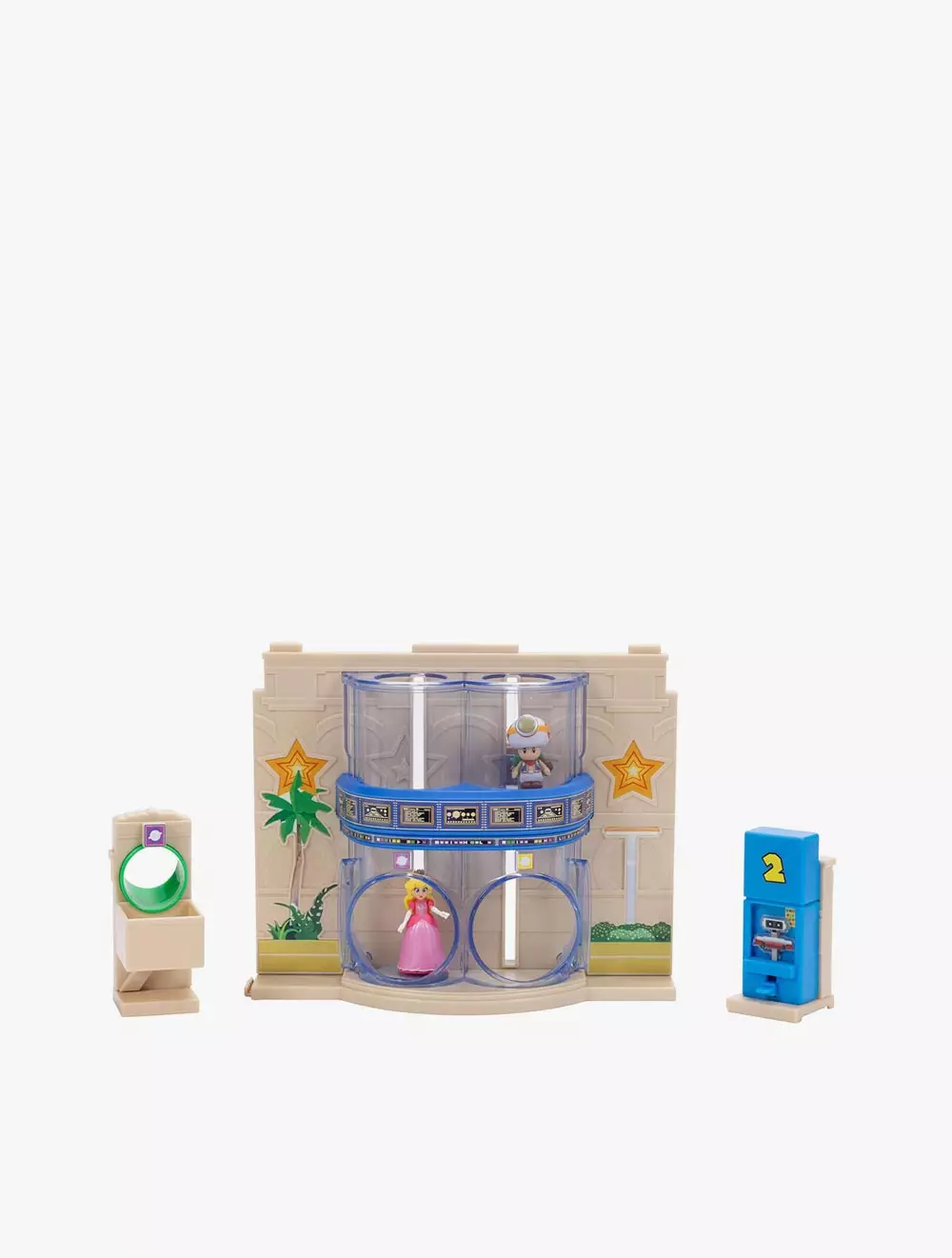 The Super Mario Galaxy Movie – Gateway Galaxy Diorama Set with 1.5” Princess Peach and Exclusive Cap - SM8432274