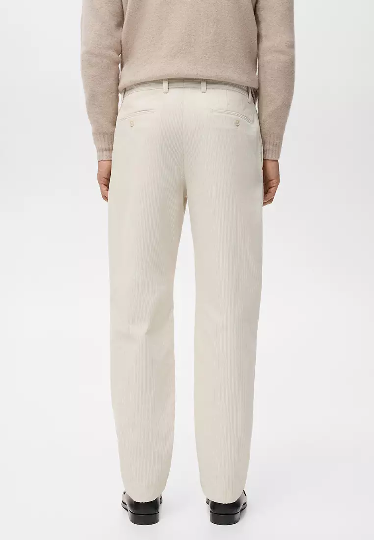Corduroy Regular-Fit Trousers