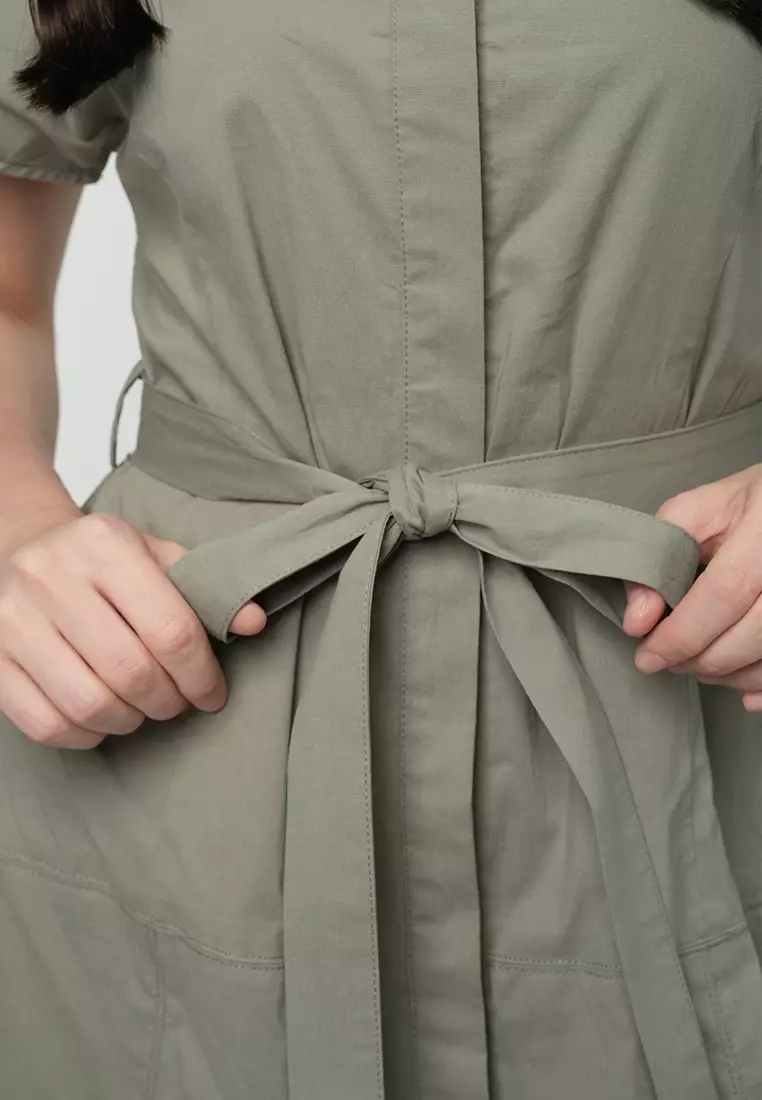 Aubriella Dress with Chest Trimming