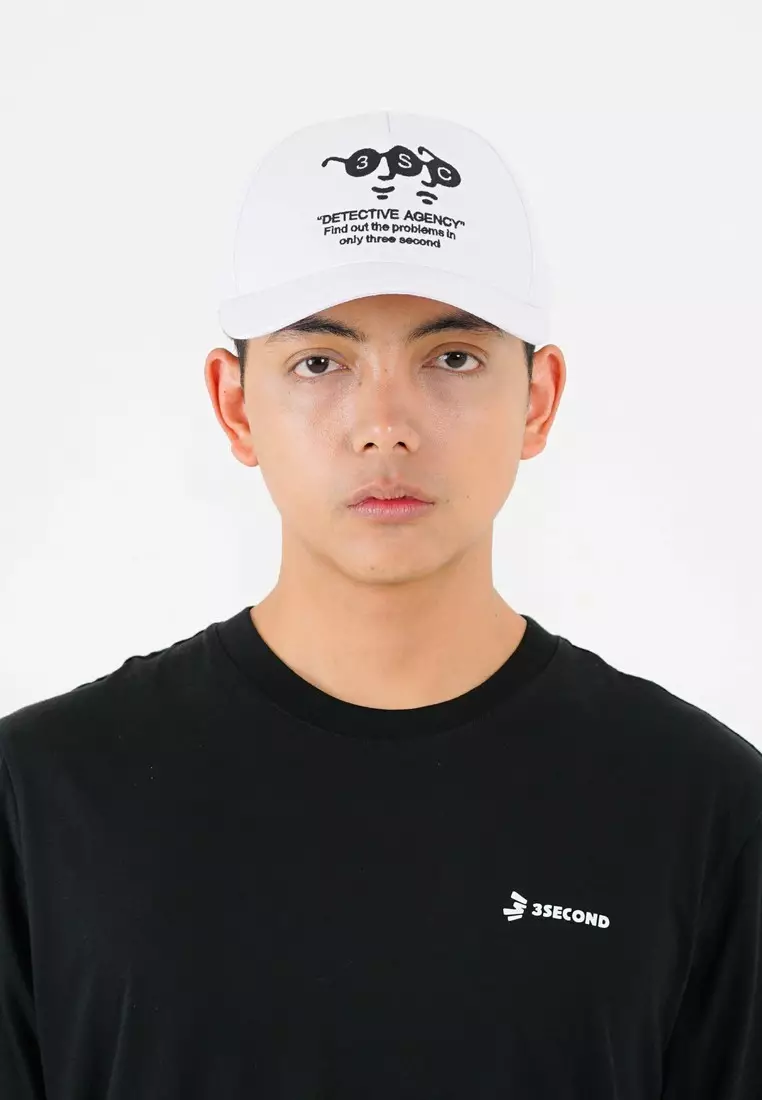 3Second Men's Cap Hat Polyester Detective 071224