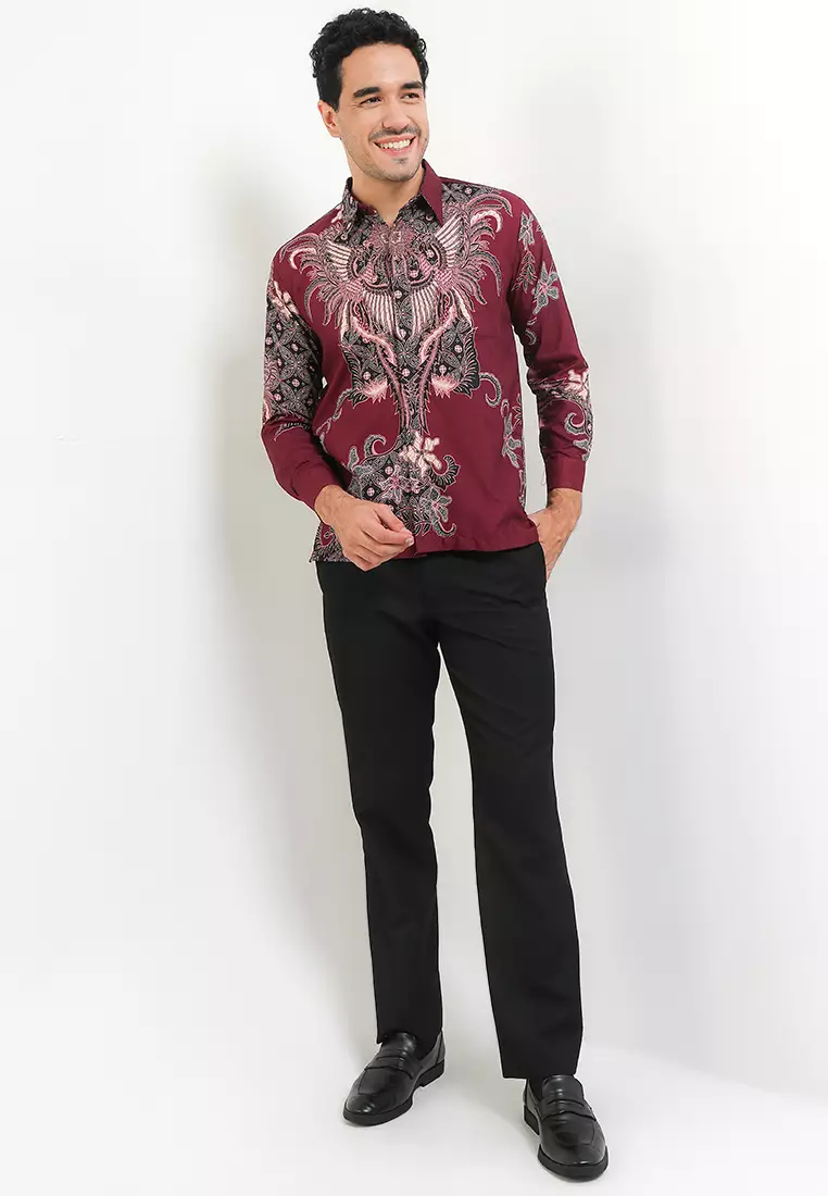 Kawiswara Kemeja Batik Exclusive Premium Pria Casual Modern Lengan Panjang
