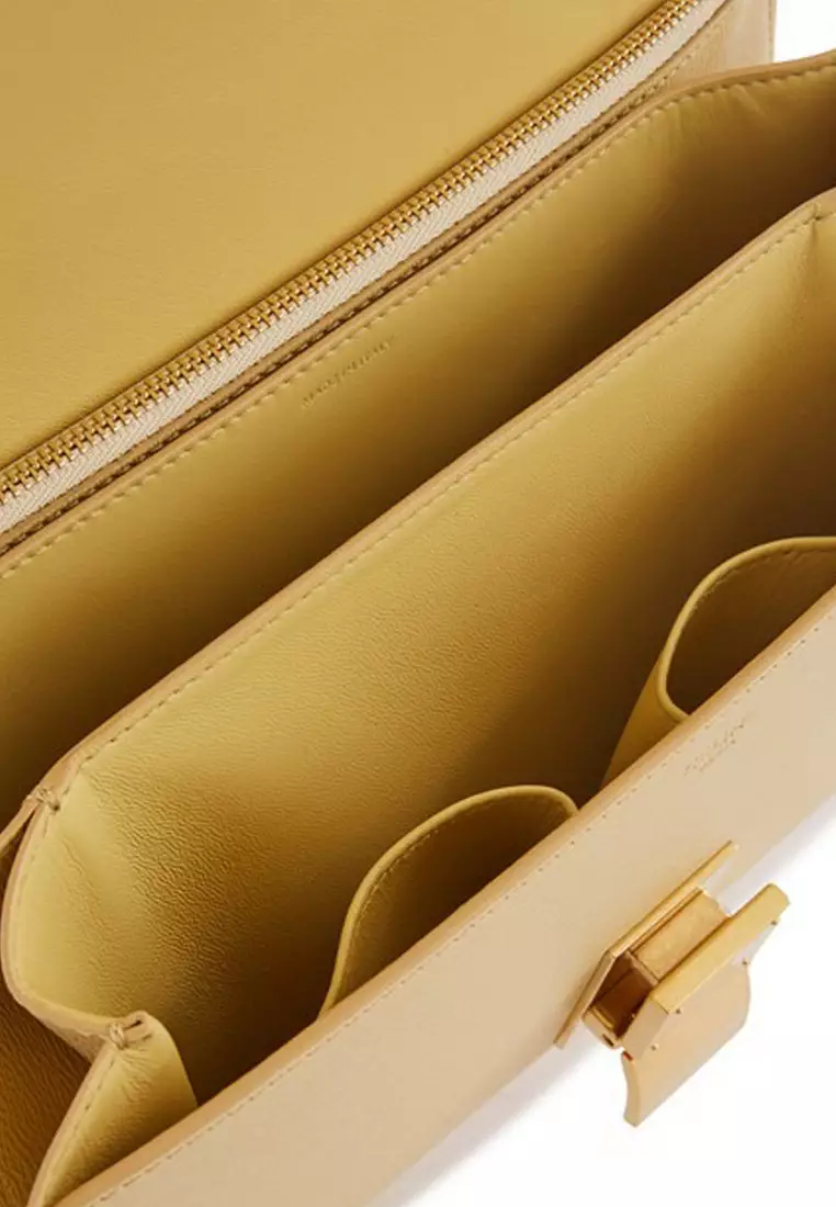 Medium Classic Crossbody Bag for Women in Sand