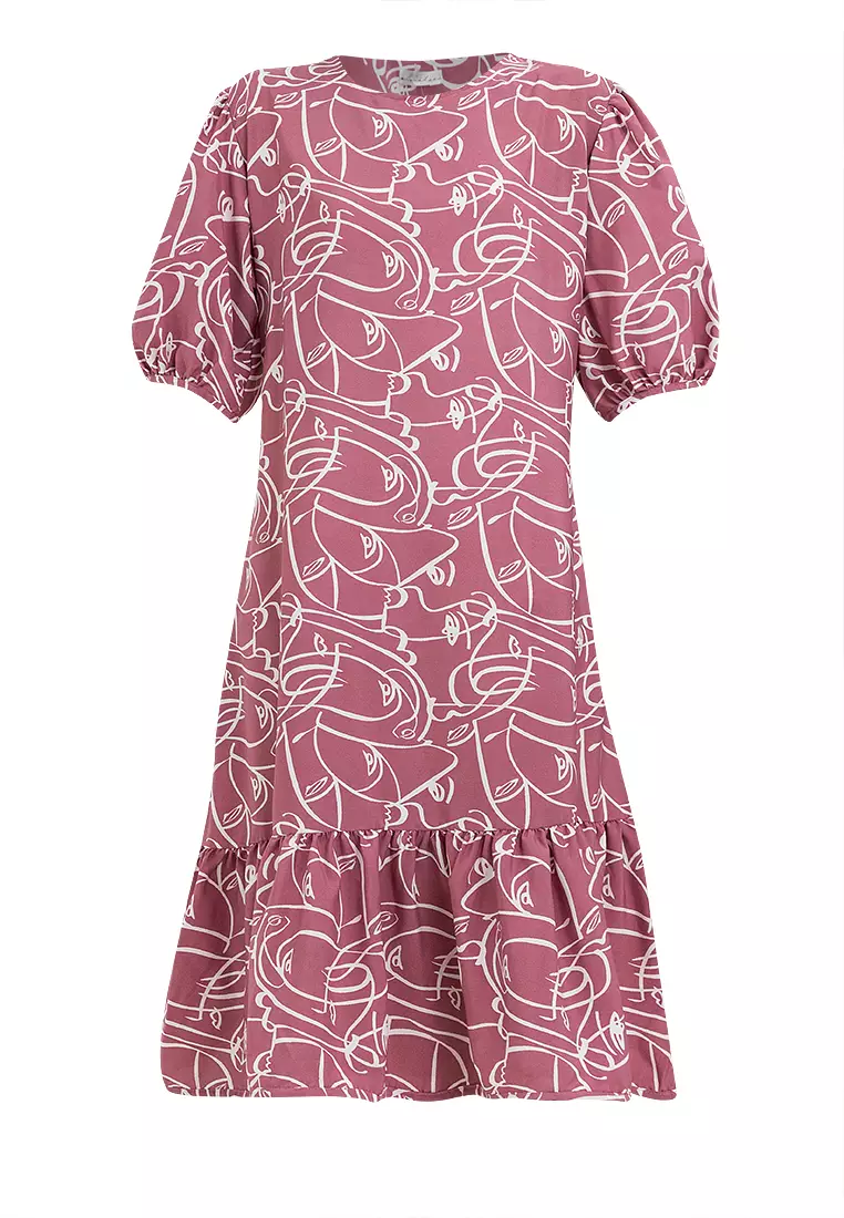 Serena Printed Dress