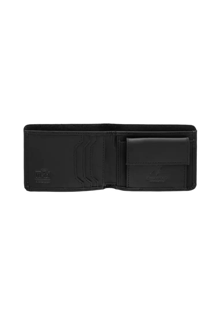 Crazy Horse Leather  Bi-Fold Wallet with Coin Pocket EWB 30352