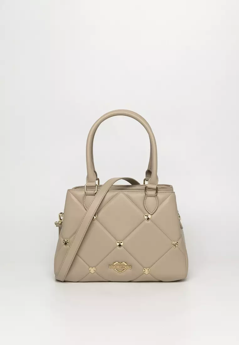 Love moschino love top online handle cross body satchel