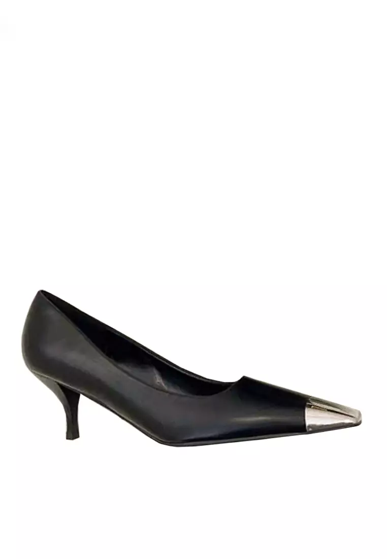 Discount on Twenty Eight Shoes  shoes - SKU: VANSA Color Block Metal Toe High Heel Pumps VSW-H296