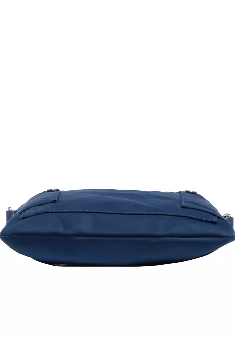 Preppy Nylon Swingpack Crossbody Bag - Azure Blue 4R4HCR040H02