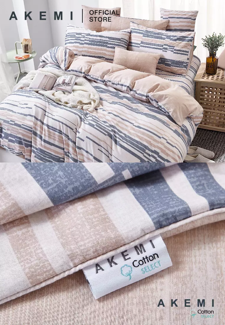 Buy AKEMI AKEMI Cotton Select Sincere Quilt Cover Set 730TC (Super