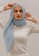 SAVRA blue Savra Hijab Bamboo Basic - Light Blue 118E9AA508028FGS_1