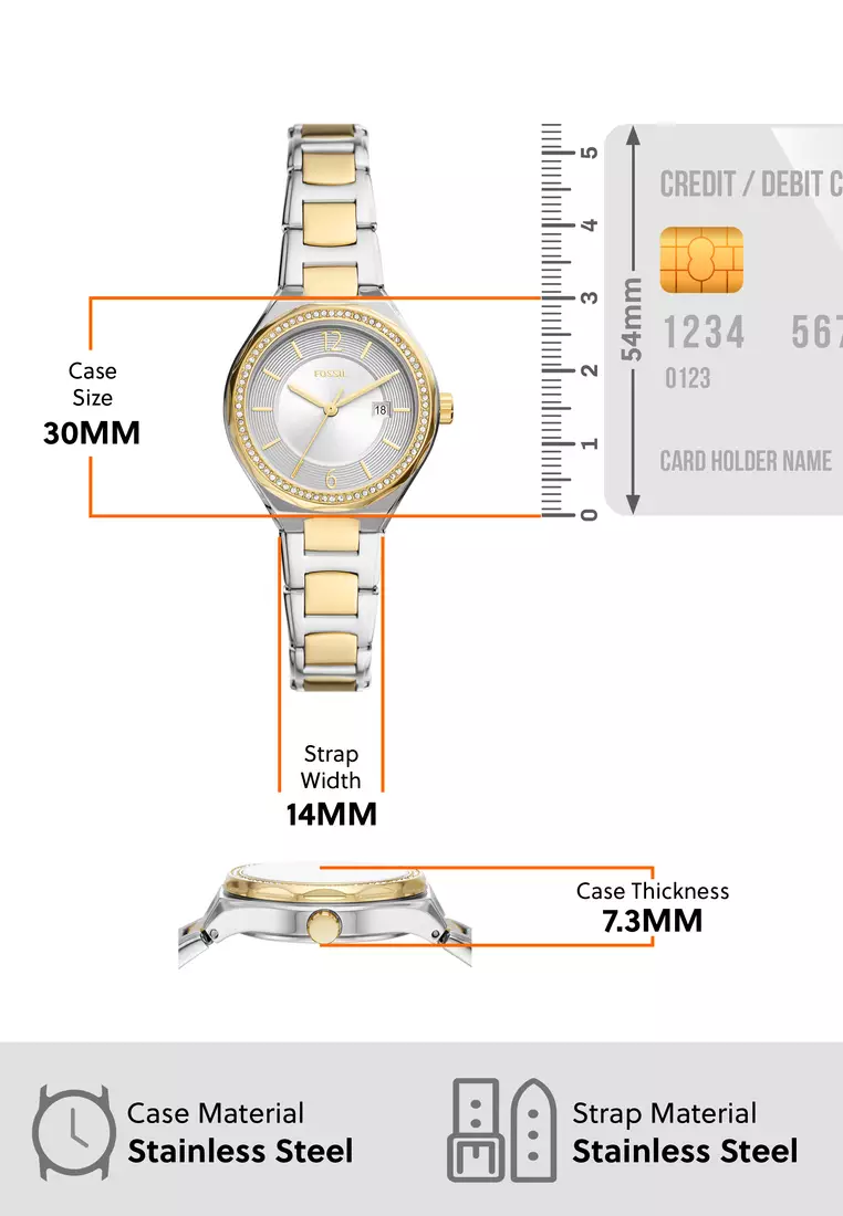 Fossil watch discount battery size guide