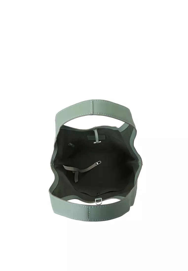 LATTICE 籃子手提袋 - 淺薄荷綠色