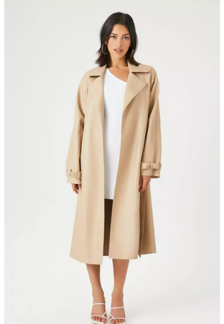 Forever 21 long coat hotsell