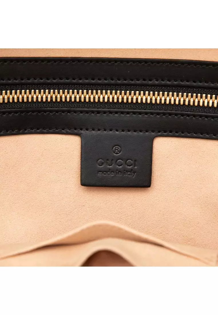 Pre-Loved Gucci Small Gg Supreme Bee Backpack