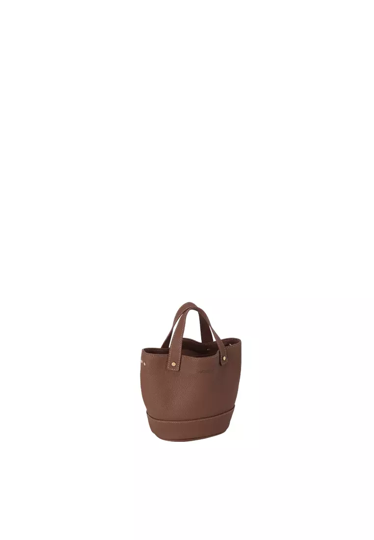 [Online Exclusive] JULIANA Mini Bucket Bag - Caramel