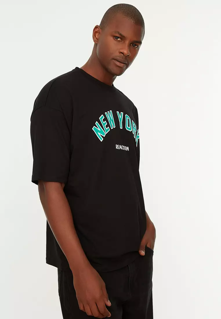 Black new york t clearance shirt