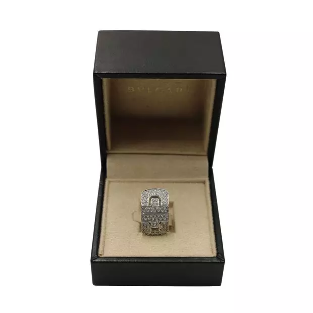 Bvlgari white gold on sale ring