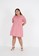Sorabel pink Alina V Neck Mini Dress Big Size Pink 03D35AABE2ADEAGS_3