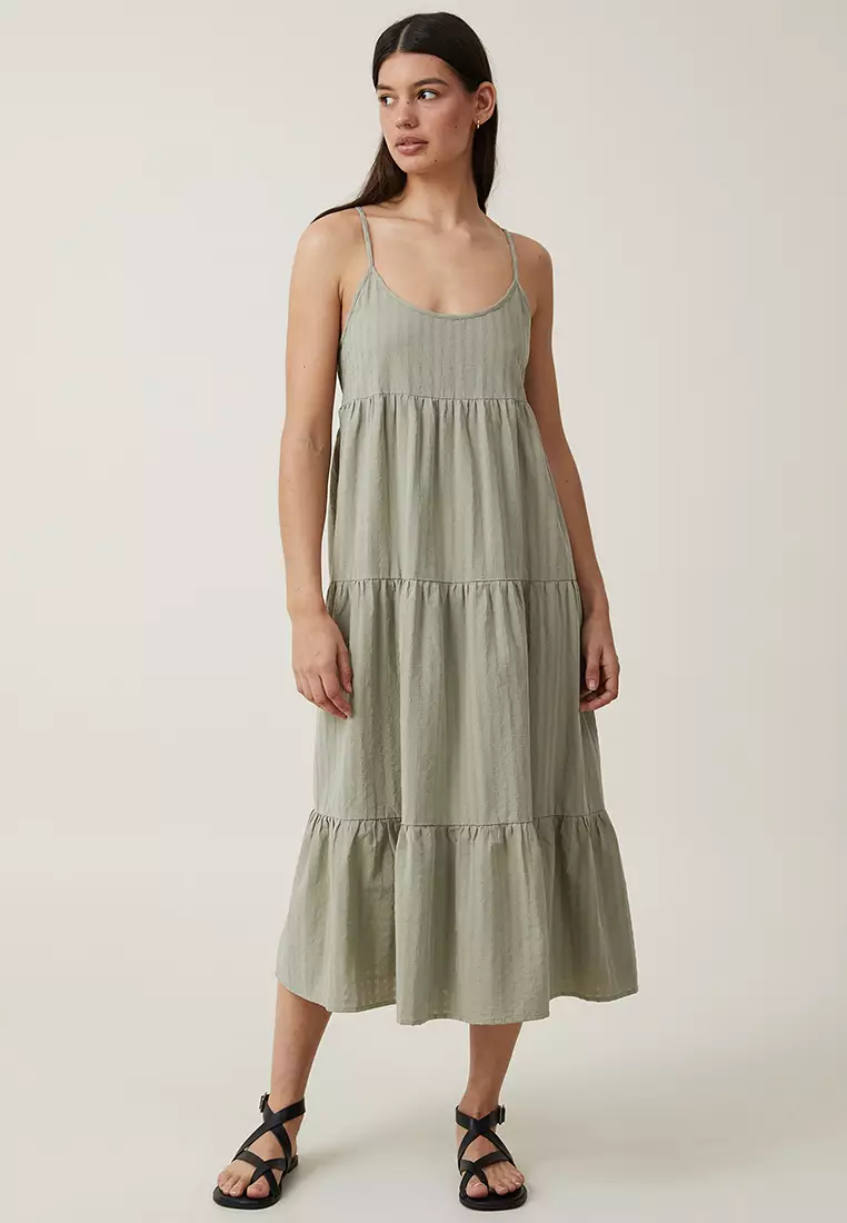 Buy Cotton On Summer Tiered Midi Dress 2024 Online ZALORA Singapore
