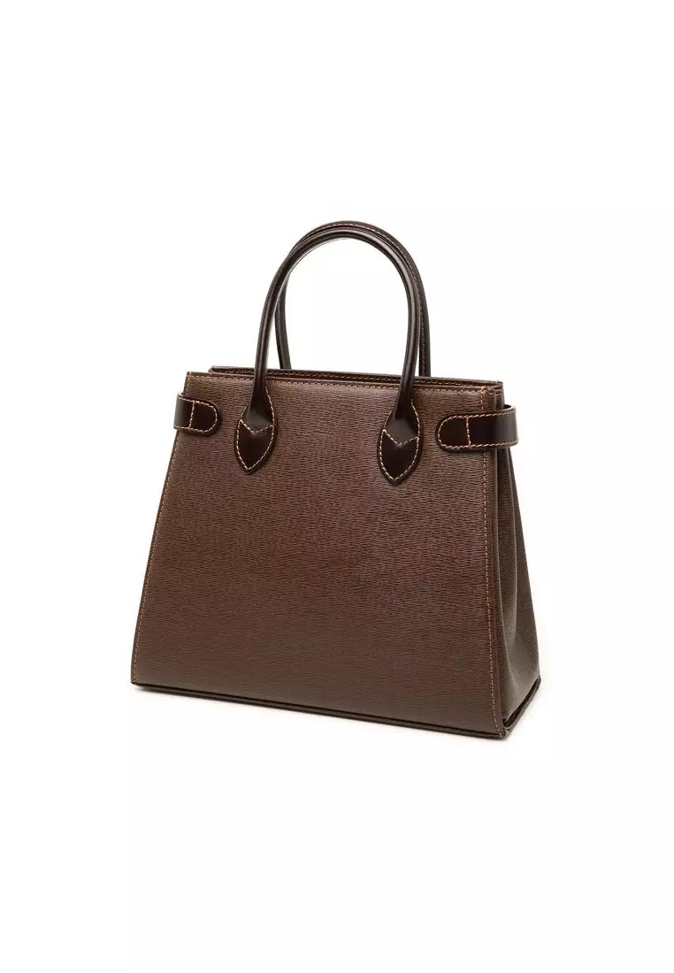 Pre-Loved Burberry Leather Handbag