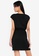 ZALORA BASICS black Drop Shoulder Dress with Contrast Tape 78956AAB0B48D6GS_6