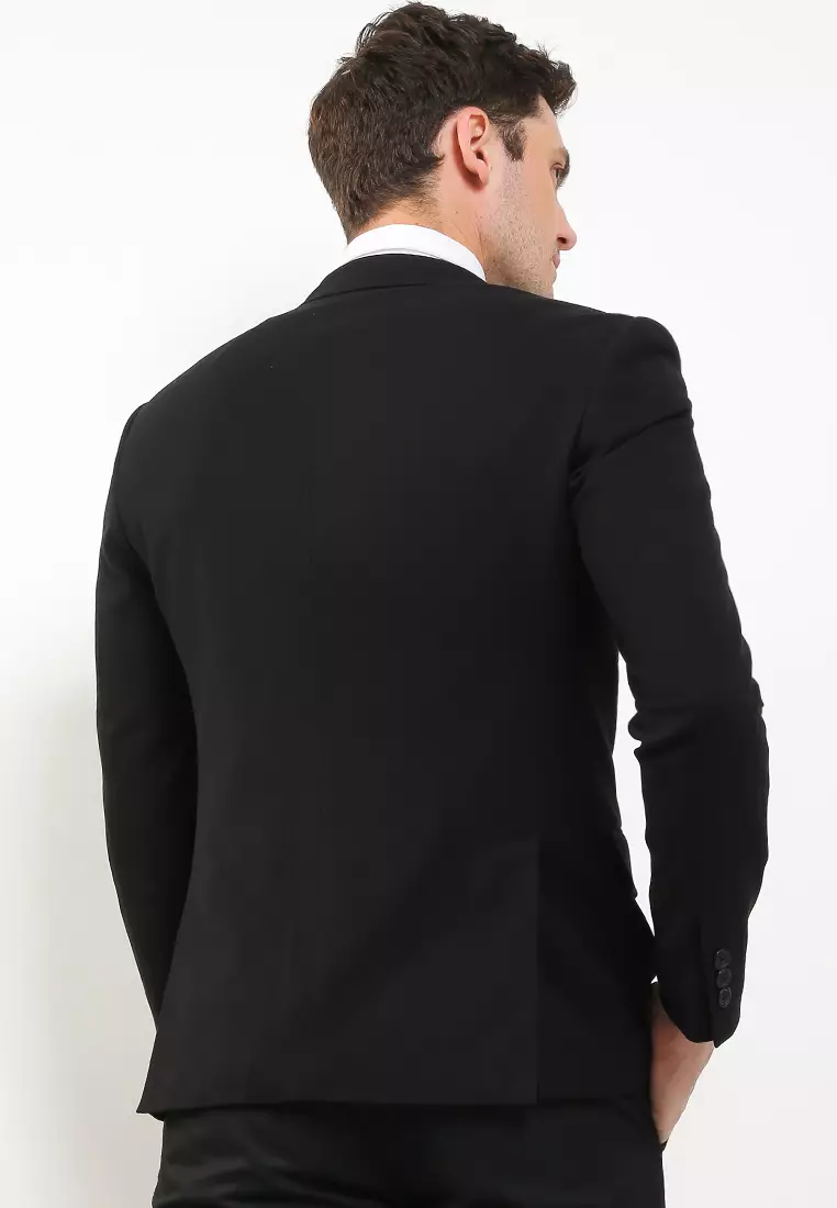 Office Wear Blazer - Notch Lapel, 1 Button