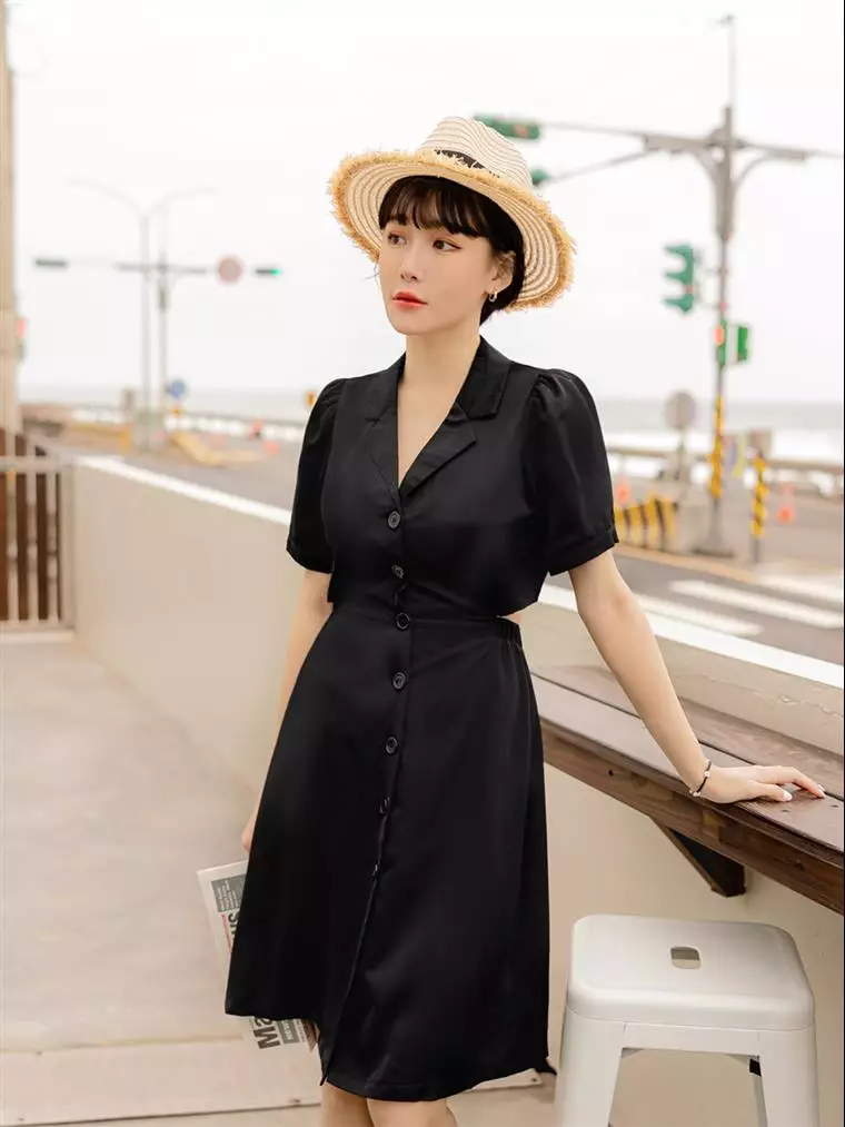 Buy OBSTYLE Cool Cool and Dry Chiffon Suit Collar Open