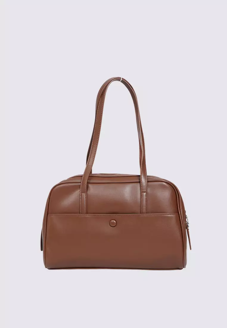 Brown Leather Hand Bag