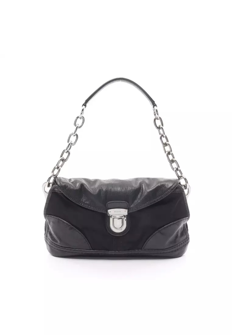 Nylon new arrivals leather bag