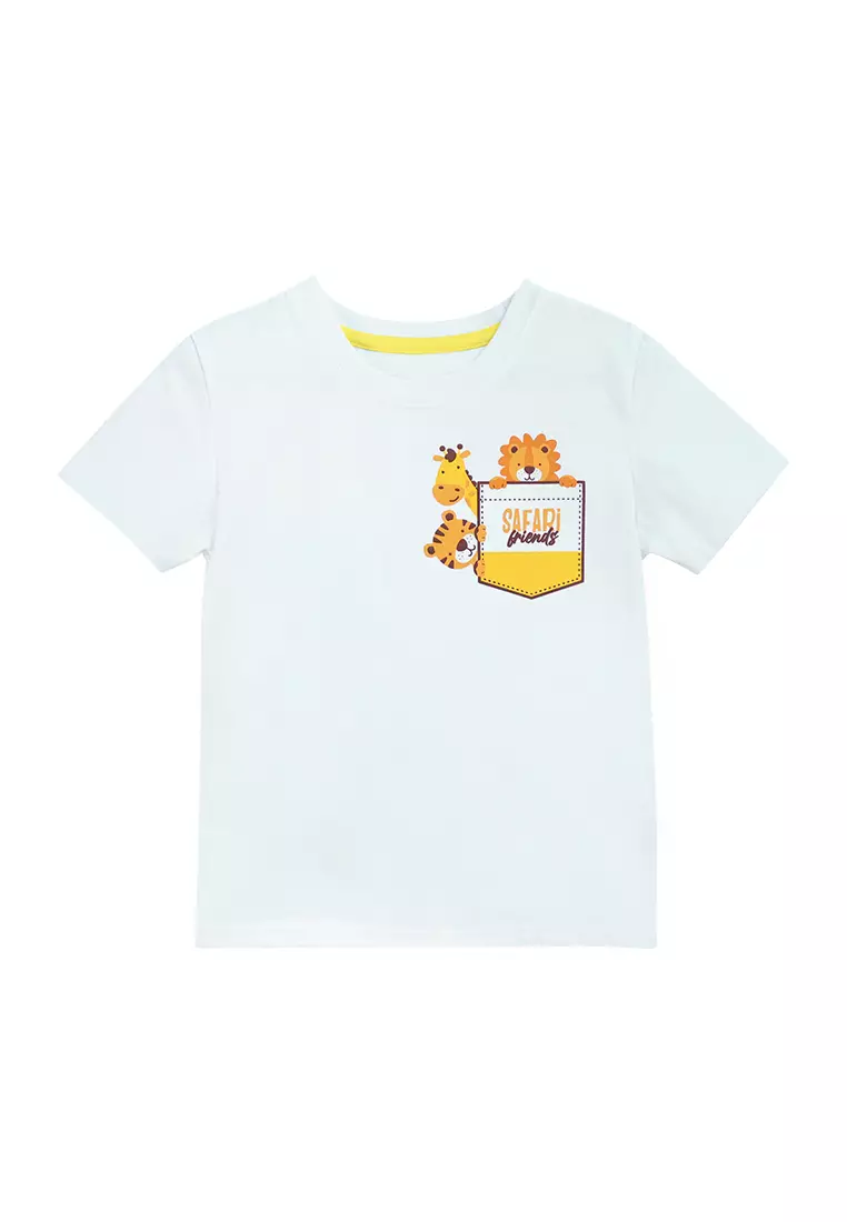 Buy POP Shop Toddler Boys Safari Friends Graphic Tshirt 2024 Online