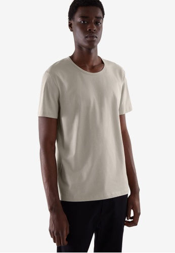 COS grey Regular-Fit T-Shirt 96692AADD23D2DGS_1