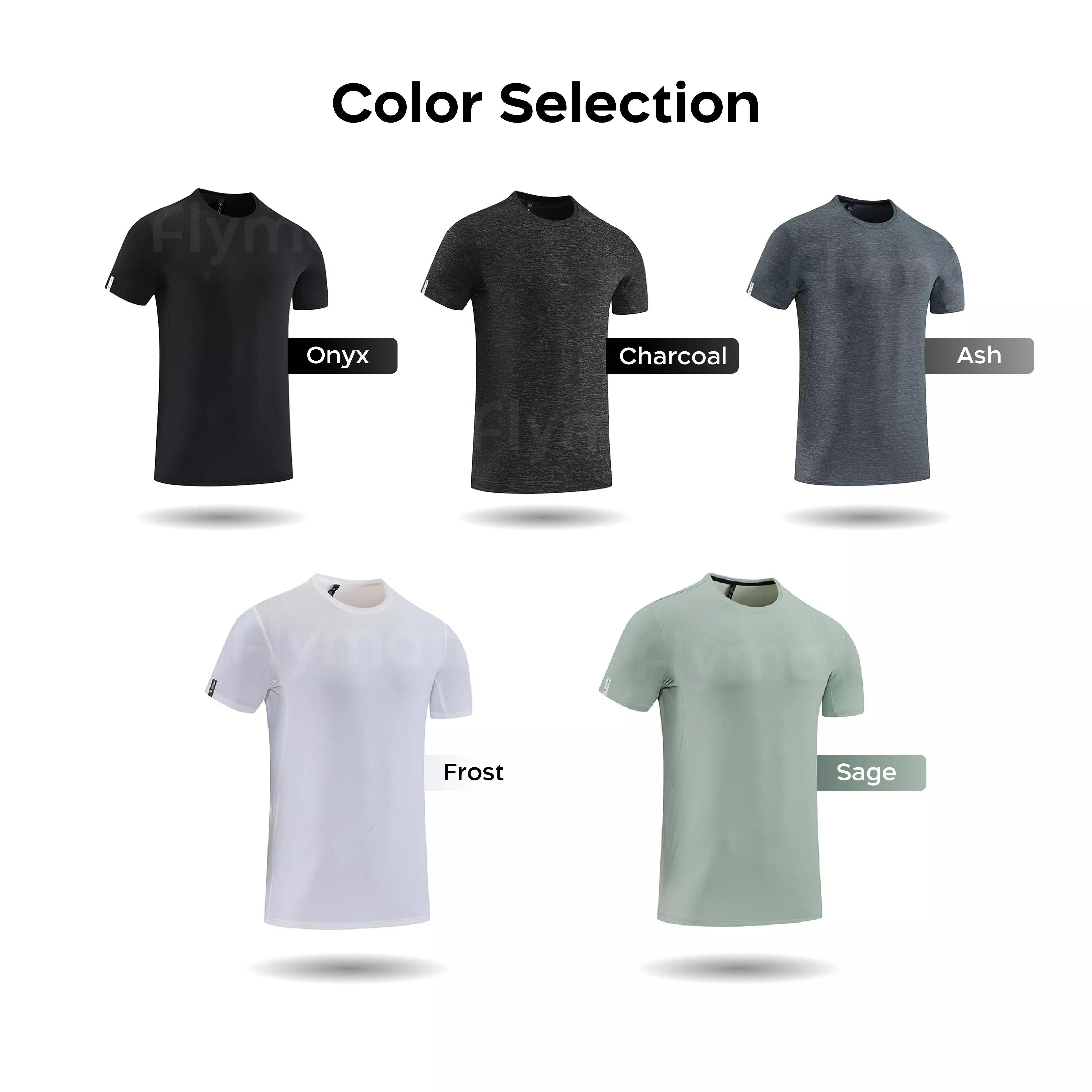 Flyman Active T-Shirt 1 pcs FMA 3484 - Charcoal