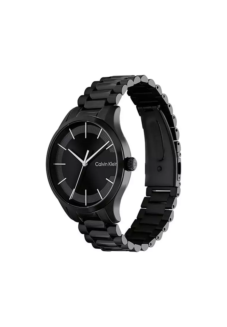 Calvin klein black outlet watches