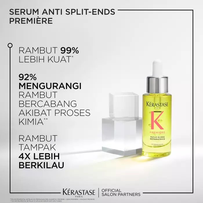 Kerastase Split End Serum Rambut Rusak - Premiere Split End Serum 30ml Anti Damaged Split End Serum