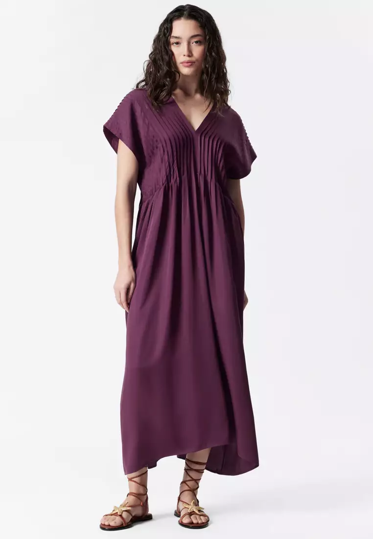 long flowy formal dresses Long Sleeve Flowy Long Prom Dress: CLCD0192 Blush / 2XSmall main image 0