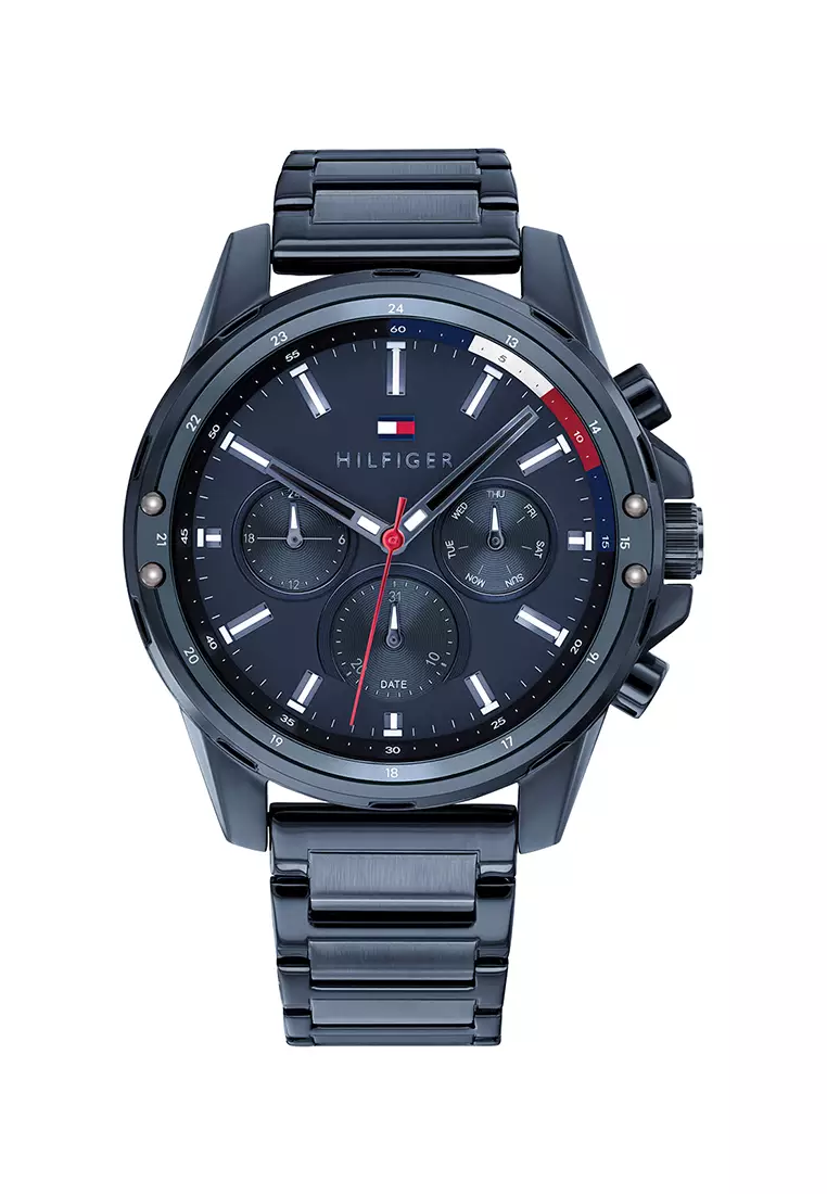 Tommy hilfiger men's stainless clearance steel bracelet watch 42mm