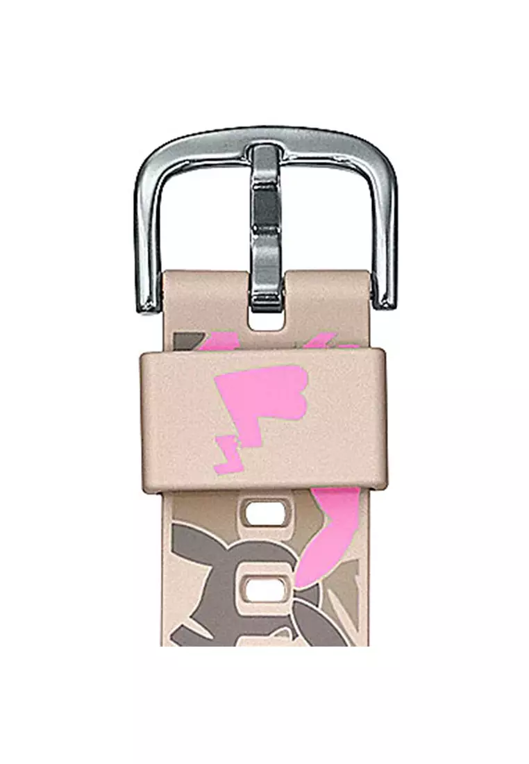 Casio Baby-G Pikachu - Jam Tangan Wanita - Rosegold - Resin Strap - BA-110PKC-4ADR