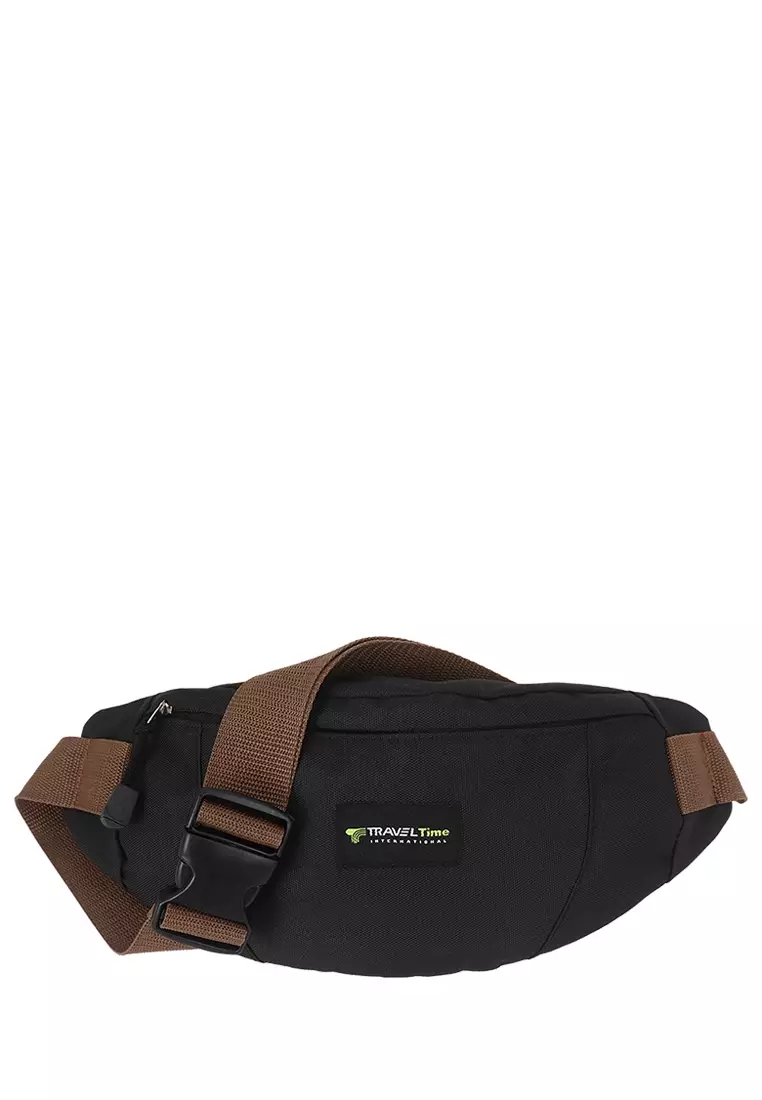 Tas Pinggang - Waist Bag/Bum Bag Travel Time 816 - Black