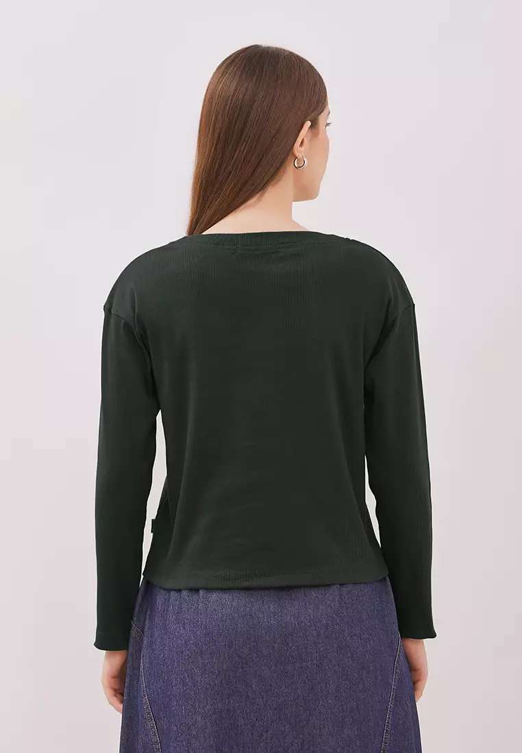 DUST Cardigan Saharsa Hijau (D.5321)
