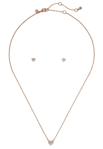 Kate Spade Kate Spade Yours Truly Pave Studs Earrings and Mini Pendant  Necklace Boxed Set in Rose Gold o0r00112 2023 | Buy Kate Spade Online |  ZALORA Hong Kong
