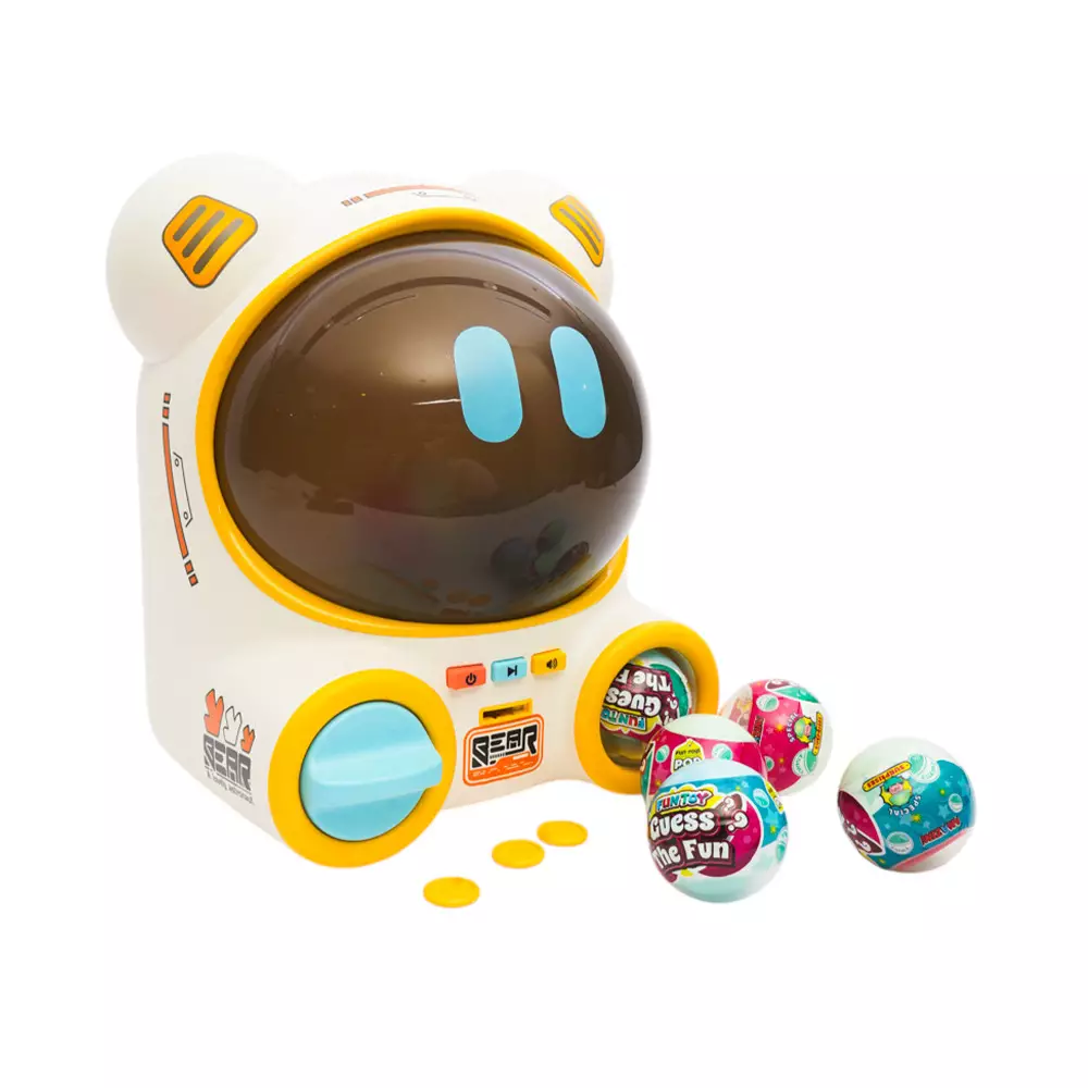 KIDDY FUN SURPRISE VENDING MACHINE SPACE BEAR - MIX