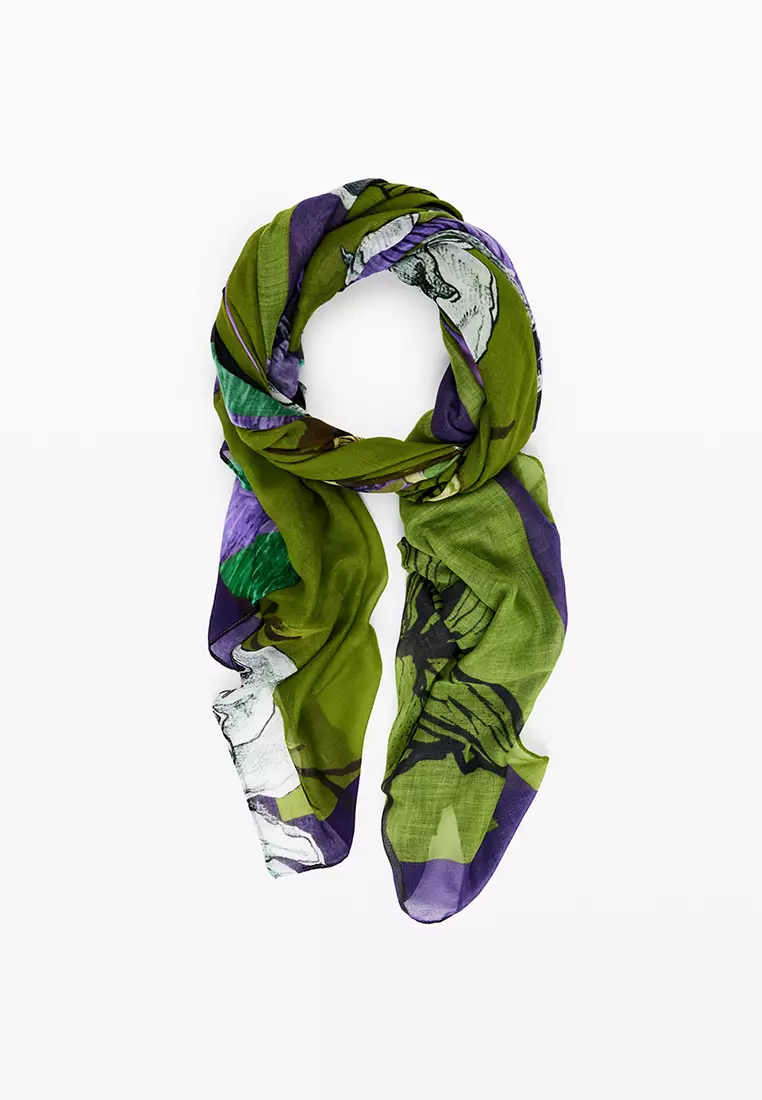 Scarf designed by Mr. Christian Lacroix