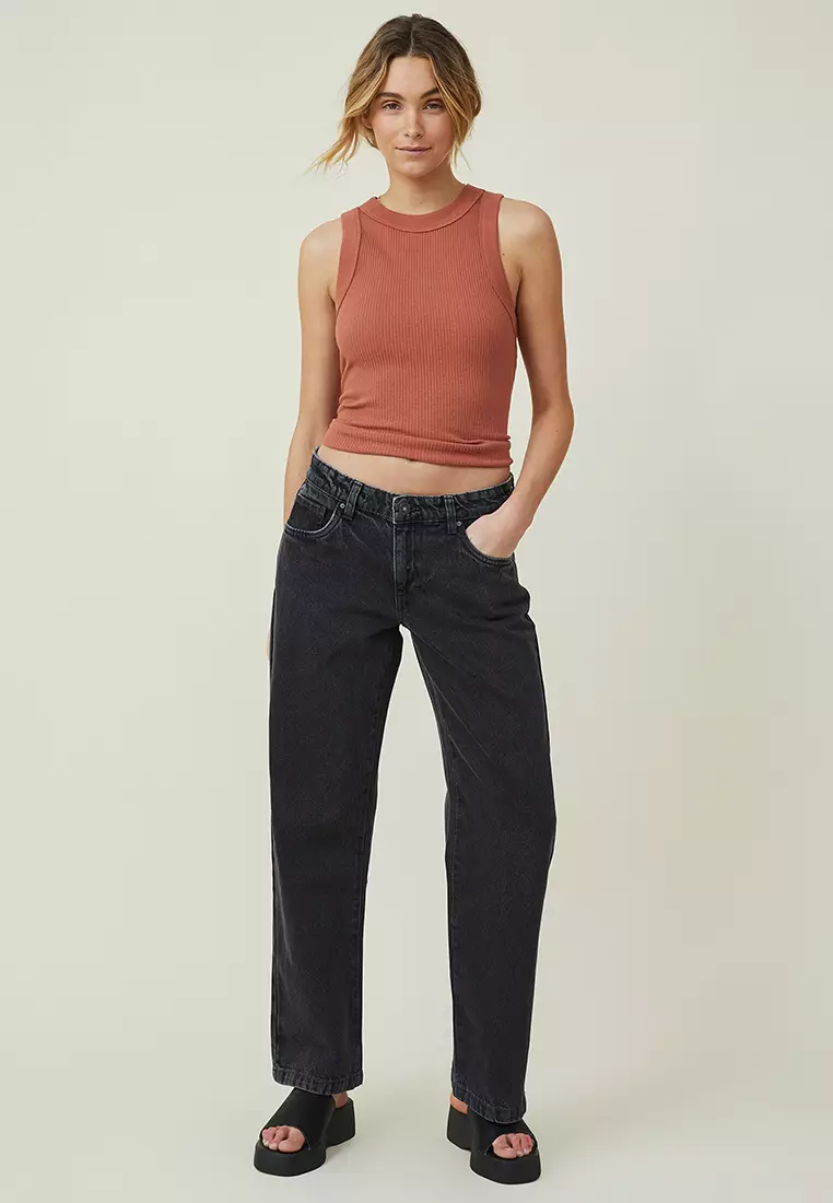 Low Rise Straight Jeans Asia Fit